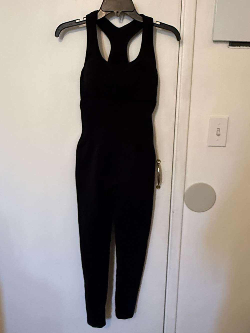 Classic Black Racerback Jumpsuit